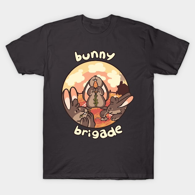 Bunny Brigade T-Shirt by hebitonetsu